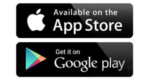 App store and play store logo